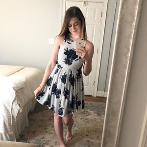 Floral Blue Free People Dress